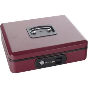 Rottner Pro Box Two bordó kulcsos pénztároló kazetta 135007104 - Pénzkazetta