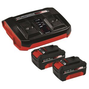 Einhell 4512112 2x 4Ah Power X-Change & Twincharger Kit 2 db akkumulátor + dupla töltő szett 139307307 - Einhell