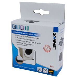 Scanpart 1940000202 10 x 10 cm 4 db rezgéscsillapító 135011545 - Háztartási nagygép kiegészítő