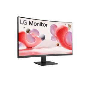 Szögletes nézet az LG 32MR50C-B 31.5" FHD ívelt monitorról - LG Monitor