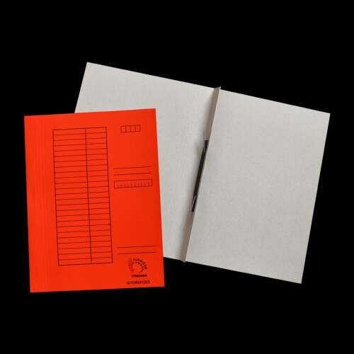 Red Bluering A4 fastener folder, 230g, with metal fastener