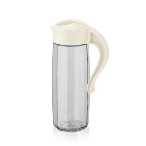 IRIS C-00317 Domi Polygon üvegkancsó 1.600ml, fekete vagy elfántcsont színű 135011957