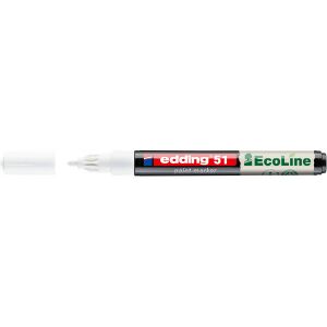 Edding 51 EcoLine Fehér Lakkmarker - 1-2mm 135013958 - Marker