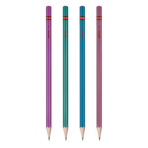Rotring Metallic HB hatszögletű vegyes színű grafitceruza 135015422 - Írószer