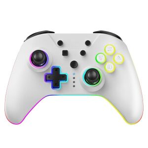 Armor3 M07619-WHHE NuRival Nintendo Switch/OLED vezeték nélküli Hall Effect Stick fehér kontroller 135016170 - Kontroller