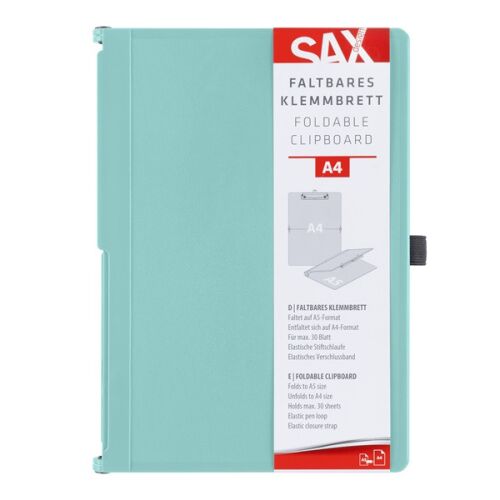 Sax összehajtható A5-A4 mentazöld felírótábla