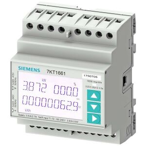Siemens SENTRON 7KT PAC1600 Fogyasztásmérő - 230V, Modbus RTU, MID, Kalapsín 135019660 - Siemens
