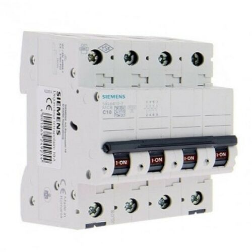 Siemens 5SL6410-7 6KA 4P C 10A kismegszakító 135024899