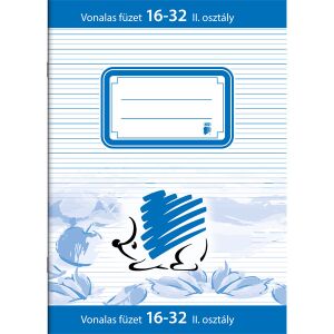 ICO Süni A5 Vonalas Füzet - 32 lap, 2. osztály 135025443 - Irodaszer & Írószer