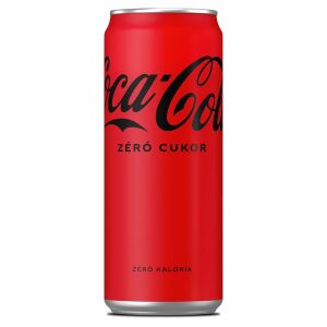 Coca-Cola Zero - Cukormentes Szénsavas Üdítő - 0,33l 135026648 - Üdítő- & Energiaital