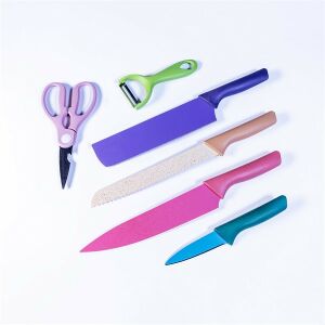 IRIS KT-242 RAINBOW 6 darabos konyhai kés szett 135026803