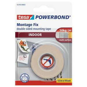 Tesa Powerbond Obostrana Montažna Traka Unutarnja 19mm x 1,5m - Ljepljiva traka