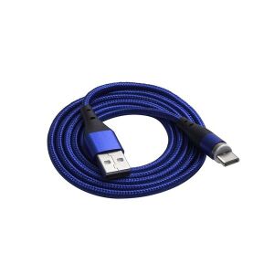 Akyga 1m USB - Type C kék mágneses adat- és töltőkábel 135027578 - Adatkábel