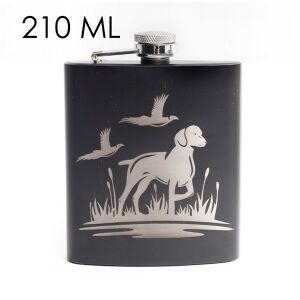 IRIS laposüveg, rozsdamentes acél, fekete, vizsla 210ml 135029011 - Flaska