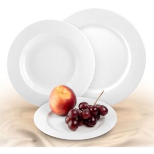 Rotberg Basic fehér 22cm 6db-os porcelán mélytányér szett 135032206