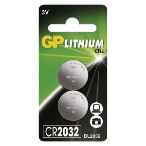 GP CR2032 Lítium Gombelem - 3V, 2db/bliszter 135032316 - Elem & akkumulátor