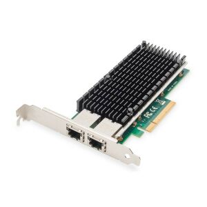 DIGITUS DN-10163 PCIe 10GbE Dual Port Ethernet Szerver Adapter 135032829 - Digitus
