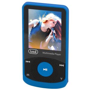 Szögletes nézet a Trevi MPV 1725G kék MP3/MP4 lejátszóról - MP3 & MP4 lejátszó