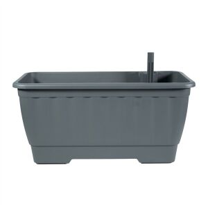FLAIR 61540 hidrokultúrás antracit 40 cm balkonláda 135038048 - Balkonláda