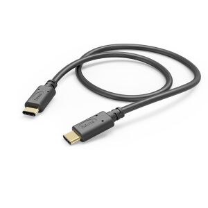 Hama 201591 USB-C - USB-C kábel, 1,5m, fekete - USB kábel
