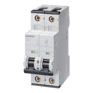 Siemens 5SY5220-6 AC/DC 10KA 2P B 20A kismegszakító 135040599 - Siemens