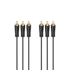 Hama 00205150 FIC AV 3rca-3rca 1,5m összekötőkábel 135041211 - RCA kábel