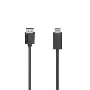 Hama DisplayPort - HDMI kábel 1,5m, UHD 4K - Hama