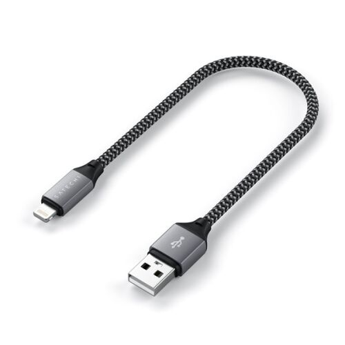 Satechi ST-TAL10M 25cm USB A - Lightning szürke kábel 136126679
