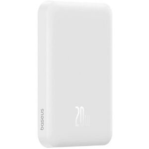 Baseus P10064101223-00 MagPro Magnetic 5000mAh 20W MagSafe fehér power bank 135050654 - Baseus