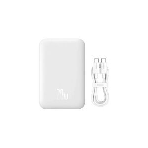 Baseus P10059002223-00 Magnetic Mini 6000mAh 20W MagSafe fehér power bank 135050661 - Baseus
