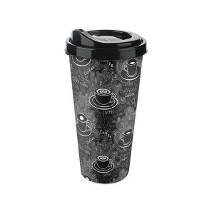 IRIS BIG COFFEE CUP kávéspohár tetővel 650ml AP-9220 135050842 - Konyha & Étkezés
