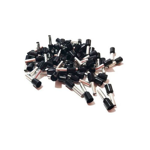 Tracon E122 6 mm2 100 db Szigetelt Fekete érvéghüvely 135053664