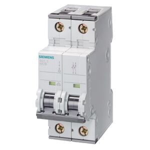 Siemens 5SY5205-7 440V DC, 400V Ac 10kA 2P C  kismegszakító 135055123 - Siemens