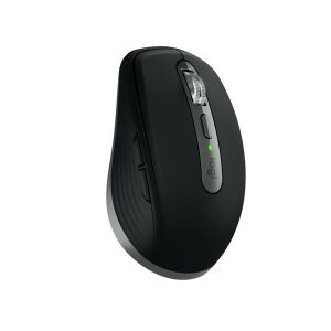 3/4-es nézet a Logitech MX Anywhere 3S for Mac szürke vezeték nélküli egérről - Logitech Egér