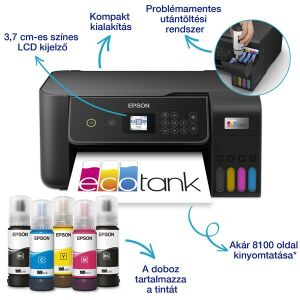 Epson EcoTank L3280 színes tintasugaras nyomtató tintapalackokkal - Nyomtató & Szkenner