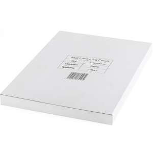 100 pack of A4 size matt laminating pouches, 100 micron thick - BlueRing
