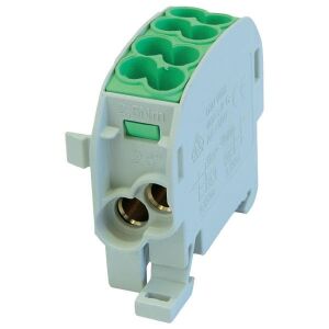 Leipold LEIP080110-2-3 HLAK 25/16 ónozott zöld 2x25+2x16mm2 1-p fővezetéki leágazókapocs 135022139 - Sorkapocs