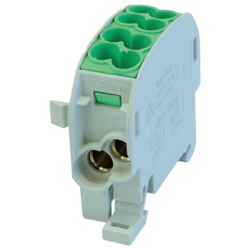 Leipold LEIP080110-2-3 HLAK 25/16 ónozott zöld 2x25+2x16mm2 1-p fővezetéki leágazókapocs