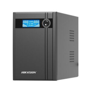 Hikvision DS-UPS2000/GER 2000 VA/1200 W, LCD kijelző, 12V/9Ah 2 db akkumulátor, 4db Schuko(DIN) Szünetmentes tápegység 135023575 - Hikvision
