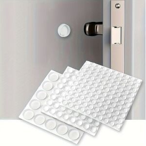 100 db kiváló minőségű, átlátszó félkör alakú szilikonpárna 135063728 - Padlóvédő bútorláb alátét