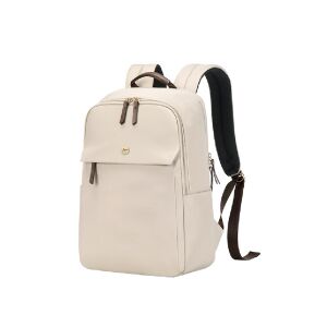 Dollcini weißer Laptop-Rucksack für Damen, wasserabweisend und ergonomisch - Laptop-Rucksäcke