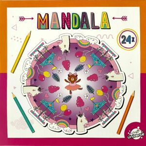 Színes Mandala Circus színező 24 oldal