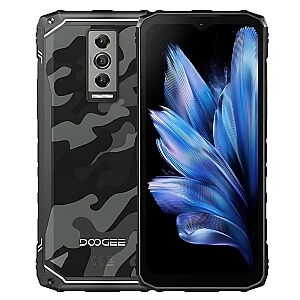 DOOGEE Blade 10 robusztus mobiltelefon, 9 GB RAM, 128 GB, 6,56" HD+, 16 MP kamera, IP68, 5150 mAh akkumulátor, dupla SIM, szürke