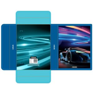 Füzetbox A5, hullámkarton, Sportautó, Nebulo 135084070 - Füzetbox