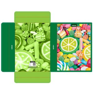 Füzetbox A4, hullámkarton, Candy, Nebulo 135084071 - Füzetbox