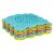 Érzékszőnyeg montessori lábmasszázs puzzle 8 darab pasztell színű 135085203