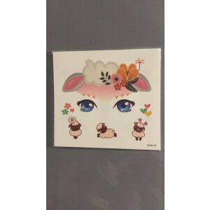 Bárányos arctetoválás gyerekeknek