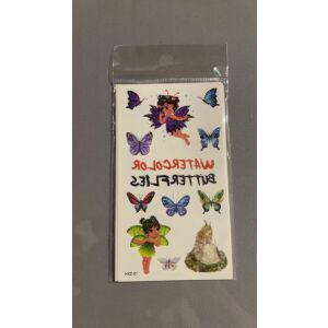 Tündérek és pillangók tetoválás