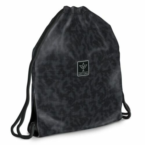 Ars Una tinédzser tornazsák/sportzsák - Moire fekete/szürke pixel