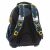 Ars Una Ninjas in the Dark iskolai hátizsák hátsó nézet pántokkal és párnázással